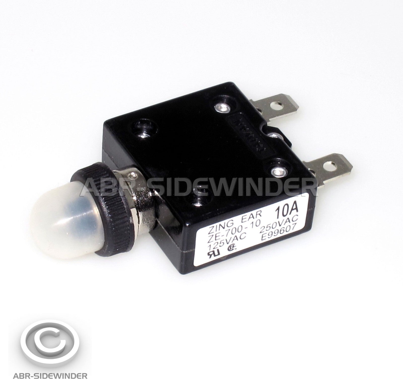 10A PUSH RESET CIRCUIT BREAKER 12V 24V with cover