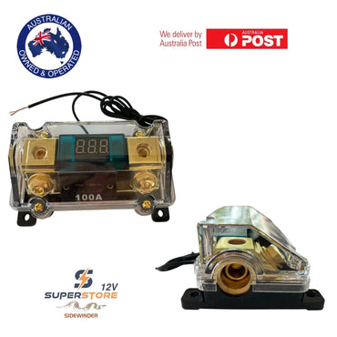 ANL Fuse holder including 100A Fuse Marine Caravan 4x4 Boat Audio Led Display