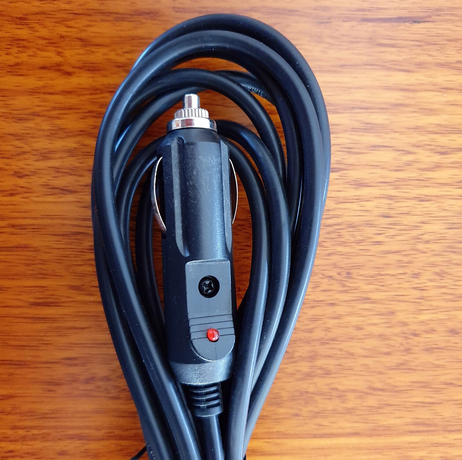 12V LED POWER CABLE 6M CIGAR LIGHTER PLUG WITH LED FITTED CARAVAN CAMPER ETC