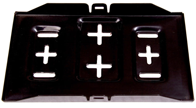 NEW DUAL BATTERY TRAY - HEAVY DUTY STEEL - MED SIZE 2nd's