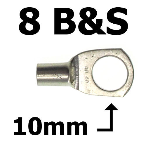 DUAL BATTERY SYSTEM LUGS 8 B&S  10mm EYE ABR SIDEWINDER SC10-10