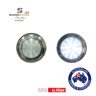 12V ANNEX LIGHT 18 SUPER BRIGHT LEDS CARAVAN CAMPING 4WD WATERPROOF STAINLESS