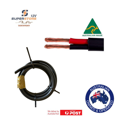 7M   ANDERSON PLUG Wire -100 AMP 2 CORE CABLE -8 B&S TWIN CORE 8 awg  8 MM2