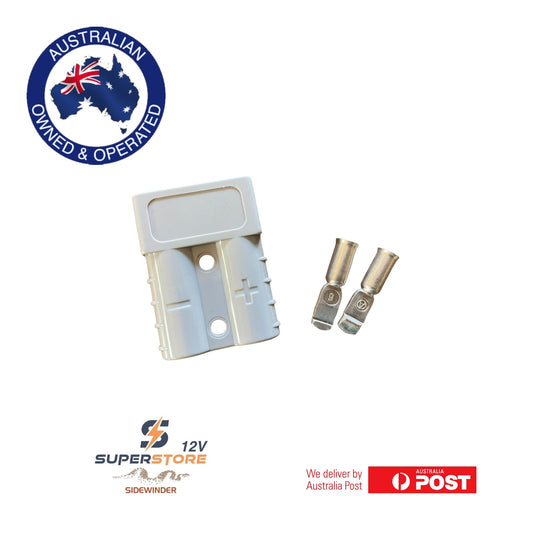 ANDERSON Style Connector 50 AMP  (SOLD INDIVIDUALLY)  'GREY'